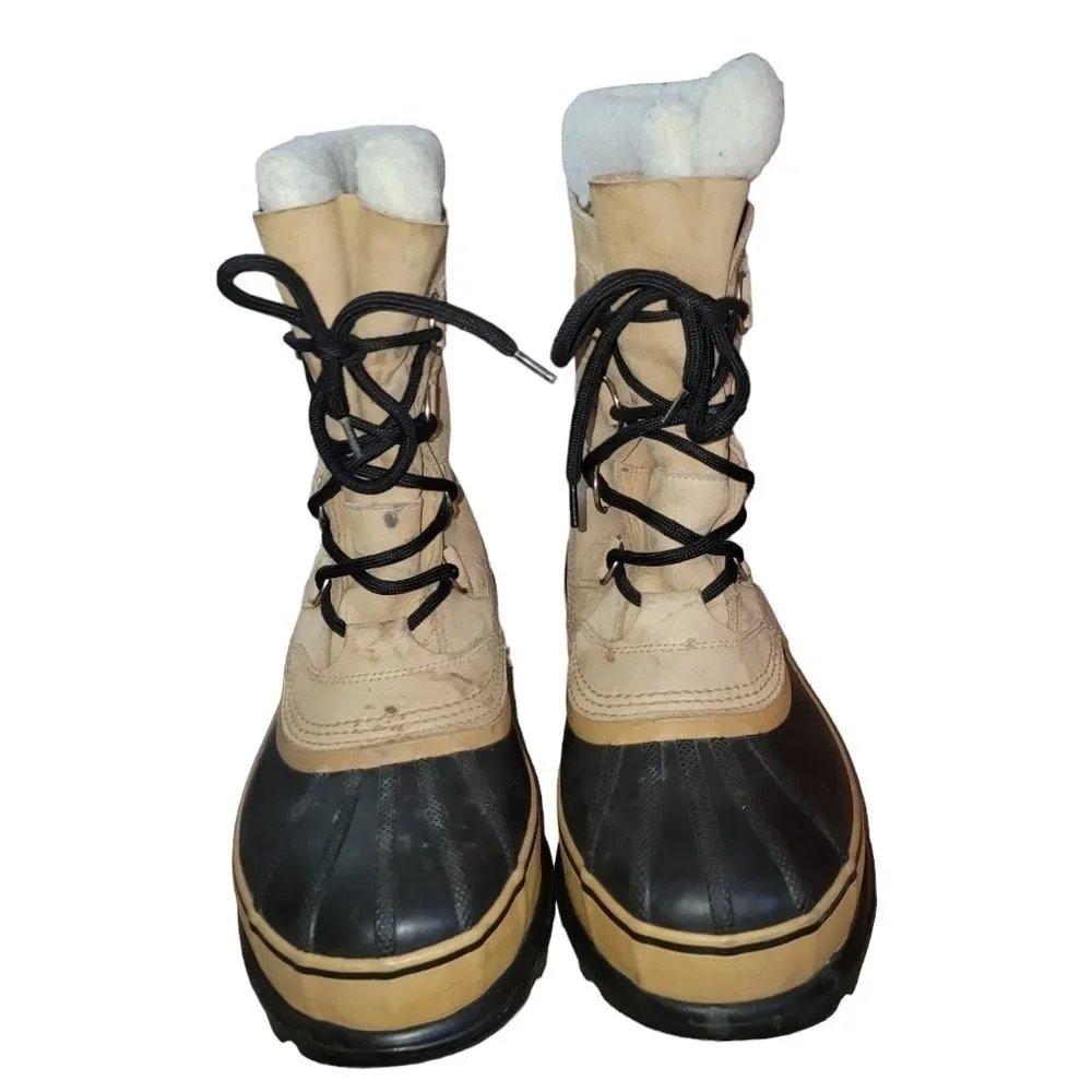 Sorel Men's Caribou Stack Waterproof Winter Boot size 9